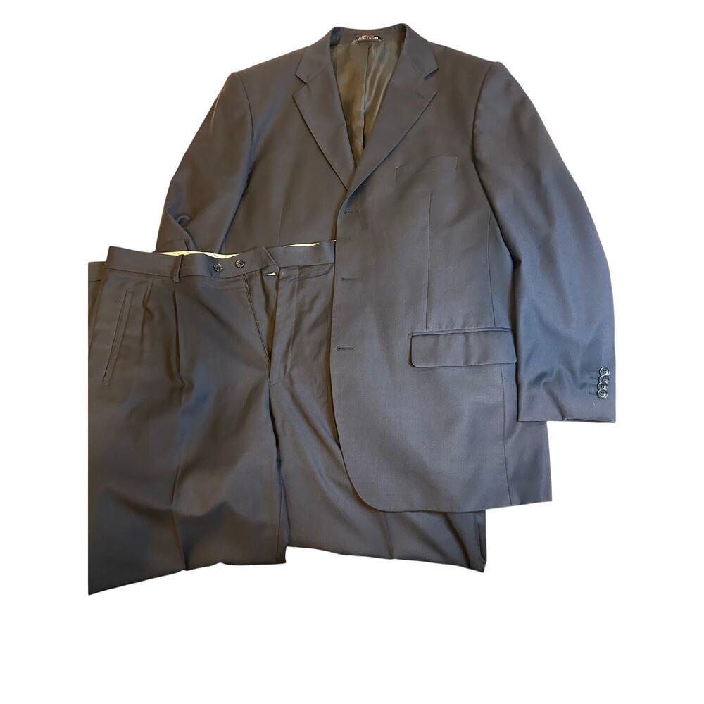 Cerruti 1881 Wool Cashmere Suit 36L 95% Wool Italian Fabric Classic
